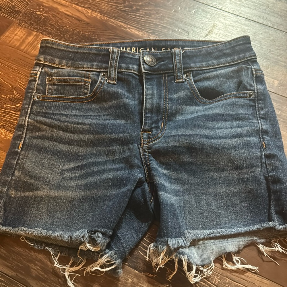 American eagle jean shorts. Size 00.  Only worn a few times.